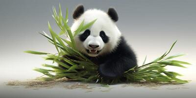 panda dentro a selvagem foto
