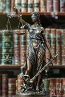 themis é deusa do justiça e lei foto