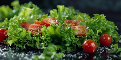 salada de legumes frescos foto