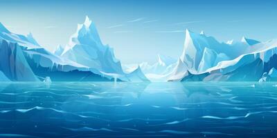 antártico mar iceberg foto