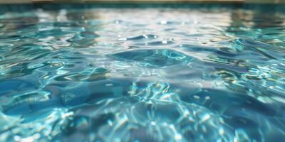 água dentro a piscina fechar-se foto