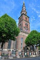 Igreja do nosso salvador - copenhague, Dinamarca foto