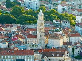 catedral do santo domnius - dividir, Croácia, Europa foto