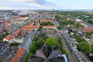 panorâmico Visão - copenhague, Dinamarca foto