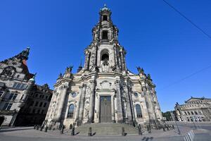 Dresden catedral do a piedosos trindade foto