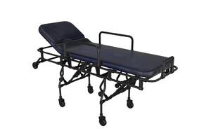 3d Renderização ajustável ambulância médico cama foto
