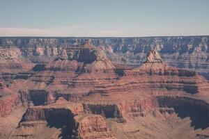 grande desfiladeiro panorama grande Rocha formações, arizona, EUA foto