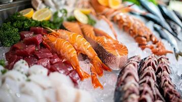 uma chefe de cozinha ações dicas e truques para incorporando sustentável frutos do mar para dentro todo dia cozinhando enfatizando a importância do sustentabilidade foto