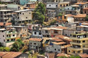 casas em uma cidade foto