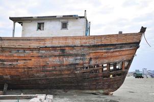 construção de barcos, equador foto