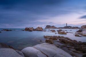 ke ga de praia às mui bem, phan isso, binh Thuan, Vietnã. ke ga capa ou farol é a a maioria favorito destino para visitantes para la Gi, binh thuan província. foto