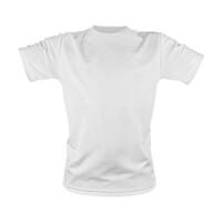 camiseta frente Visão em branco fundo foto