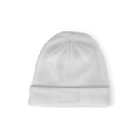 gorro tricotado chapéu em branco fundo foto