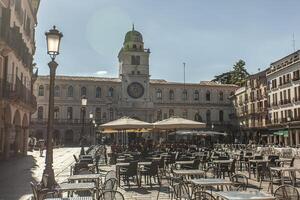 Padova Itália 17 Julho 2020 praça dei signori dentro Padua dentro Itália 1 a a maioria famoso Lugar, colocar dentro a cidade foto