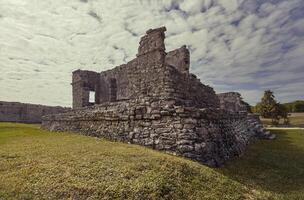 ruínas maias em tulum foto