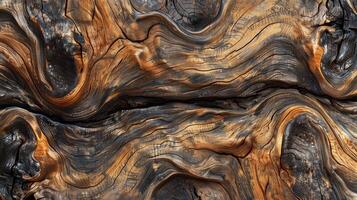 antigo fundo de madeira texturizado escuro grunge, a superfície da textura de madeira marrom velha foto