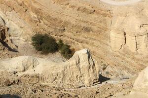 a judia deserto dentro a meio leste, localizado dentro Israel e a oeste banco. foto