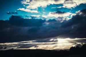 céu com nuvens foto