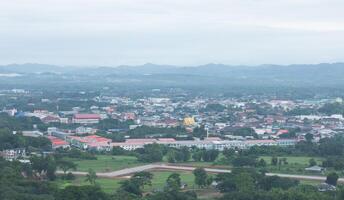 paisagem urbana do nan província, norte do tailândia. foto