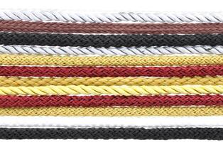 multicolorido trançado corda textura ou fundo. foto