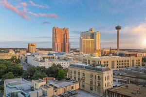 paisagem urbana do centro de san antonio no texas, eua foto