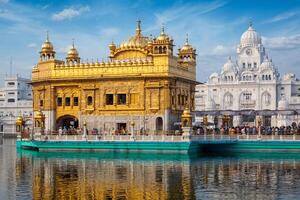 dourado têmpora, Amritsar foto