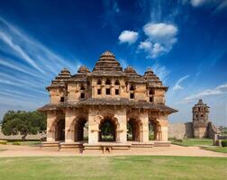 lótus mahal. hampi, Karnataka, Índia foto