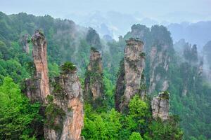 Zhangjiajie montanhas, China foto