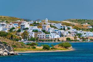 Adamantas Adamas Porto Cidade do milos ilha, Grécia foto