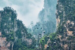 Zhangjiajie montanhas, China foto