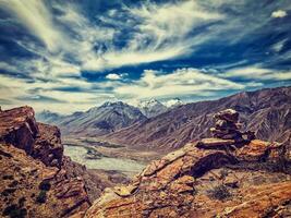 spiti vale dentro Himalaia foto