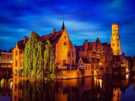 Bruges Brugge famoso visualizar, Bélgica foto