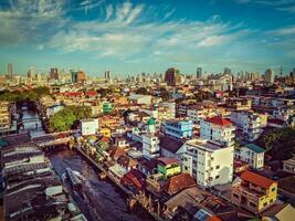 vista aérea de bangkok foto