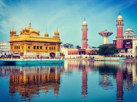 dourado têmpora, Amritsar foto