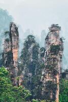 Zhangjiajie montanhas, China foto