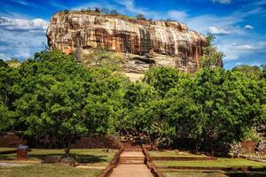 sigiriya rock, sri lanka foto