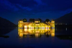 Jal mahal água Palácio. jaipur, rajastão, Índia foto