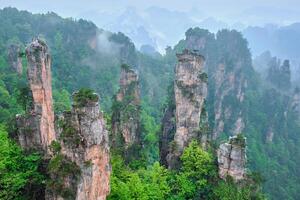 Zhangjiajie montanhas, China foto