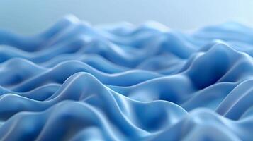 a abstrato azul fundo com borrado ondas e suave claro. a abstrato fluido formas e elegante curvas, moderno minimalista Projeto. foto