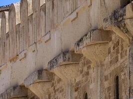 detalhe do Ortigia a Principal catedral dentro Siracusa Siracusa cidade dentro Sicília, Itália foto