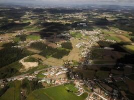 Portugal porto campo cultivado Campos aéreo Visão foto