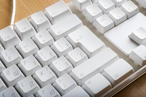 moderno plástico teclados para computador foto