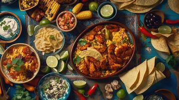 mexicano Comida ai gerado imagem foto