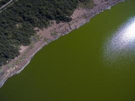 pampas lagoa, aéreo Visão foto