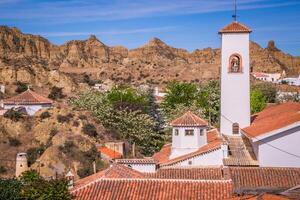 guadix, aldeias dentro a província do granada Andaluzia, sulista Espanha foto