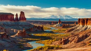 ischigualasto vale dentro Argentina foto