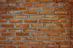 textura de parede de tijolo velha foto