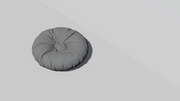 3d Renderização volta beanbag foto