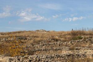 panorama fotos a partir de a natureza reserva do Jurilovca comuna dentro tulcea, romênia