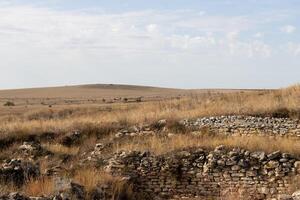 panorama fotos a partir de a natureza reserva do Jurilovca comuna dentro tulcea, romênia